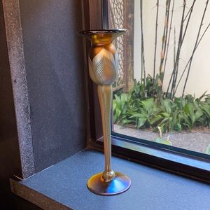 1 Candle holder /glass Italian